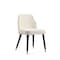 Manhattan Comfort Estelle Dining Chair in Cream and Black DC042-CR - alternate 1